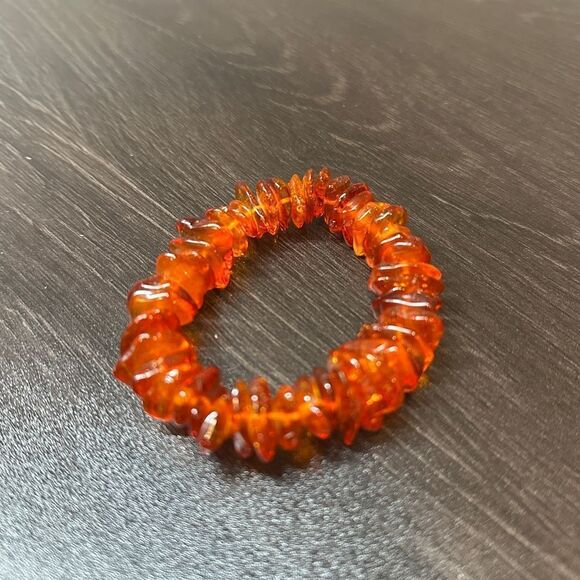 Chunky Baltic amber healing stretchy bracelet! - Picture 7 of 7